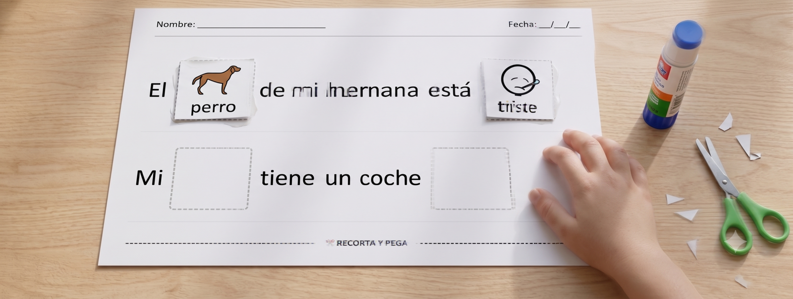 RECORTABLE: COMPLETA FRASES