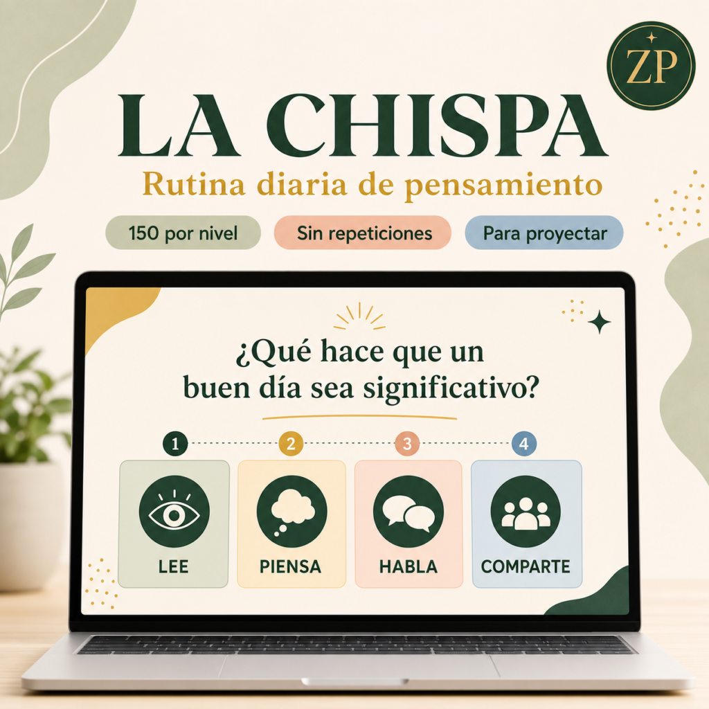 RUTINA DE PENSAMIENTO: LA CHISPA