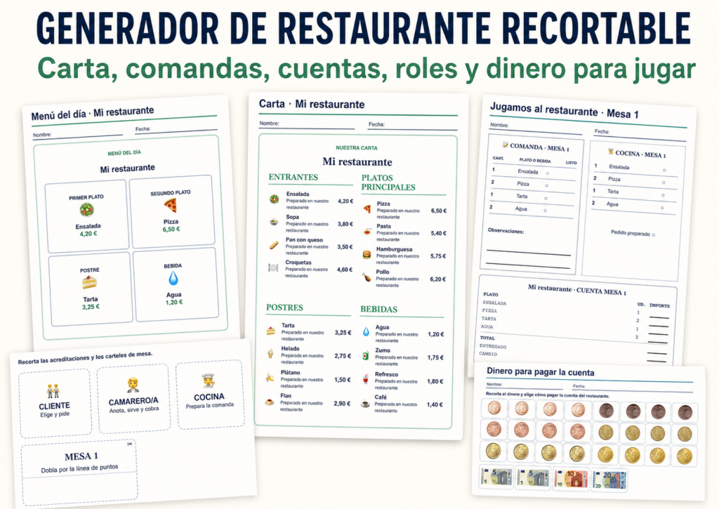 MONTAMOS UN RESTAURANTE