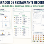 MONTAMOS UN RESTAURANTE