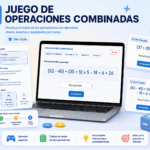 JUEGO OPERACIONES COMBINADAS