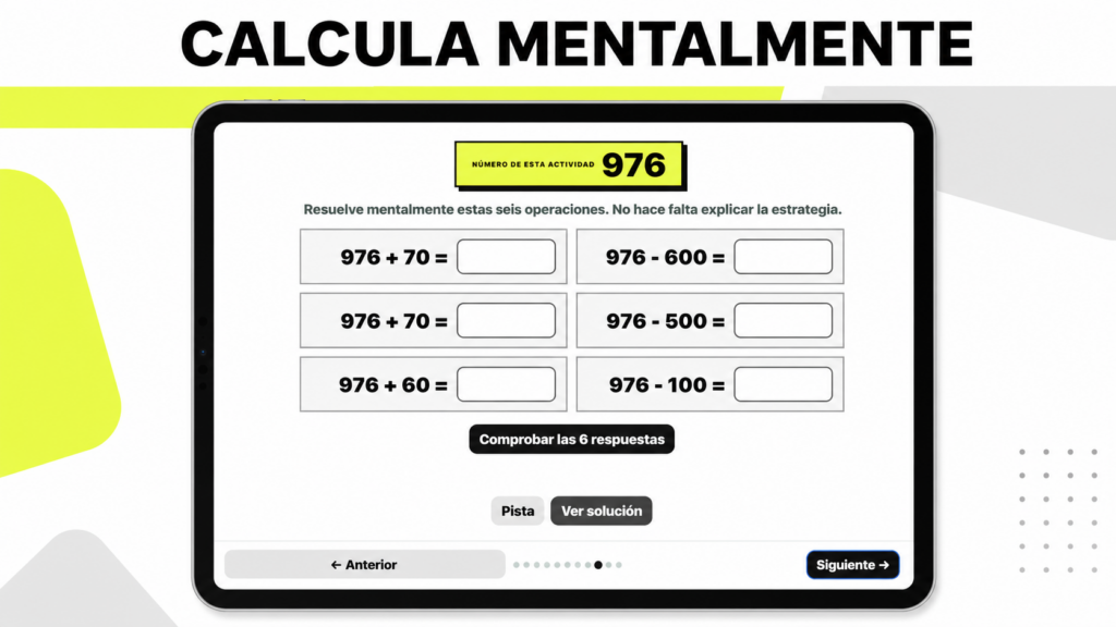 CALCULA MENTALMENTE