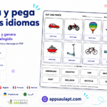 FICHAS PLURILINGÜES: RECORTA Y PEGA