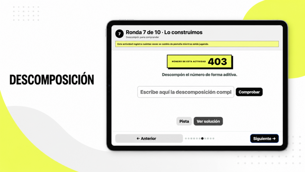 DESCOMPOSICIÓN NUMÉRICA