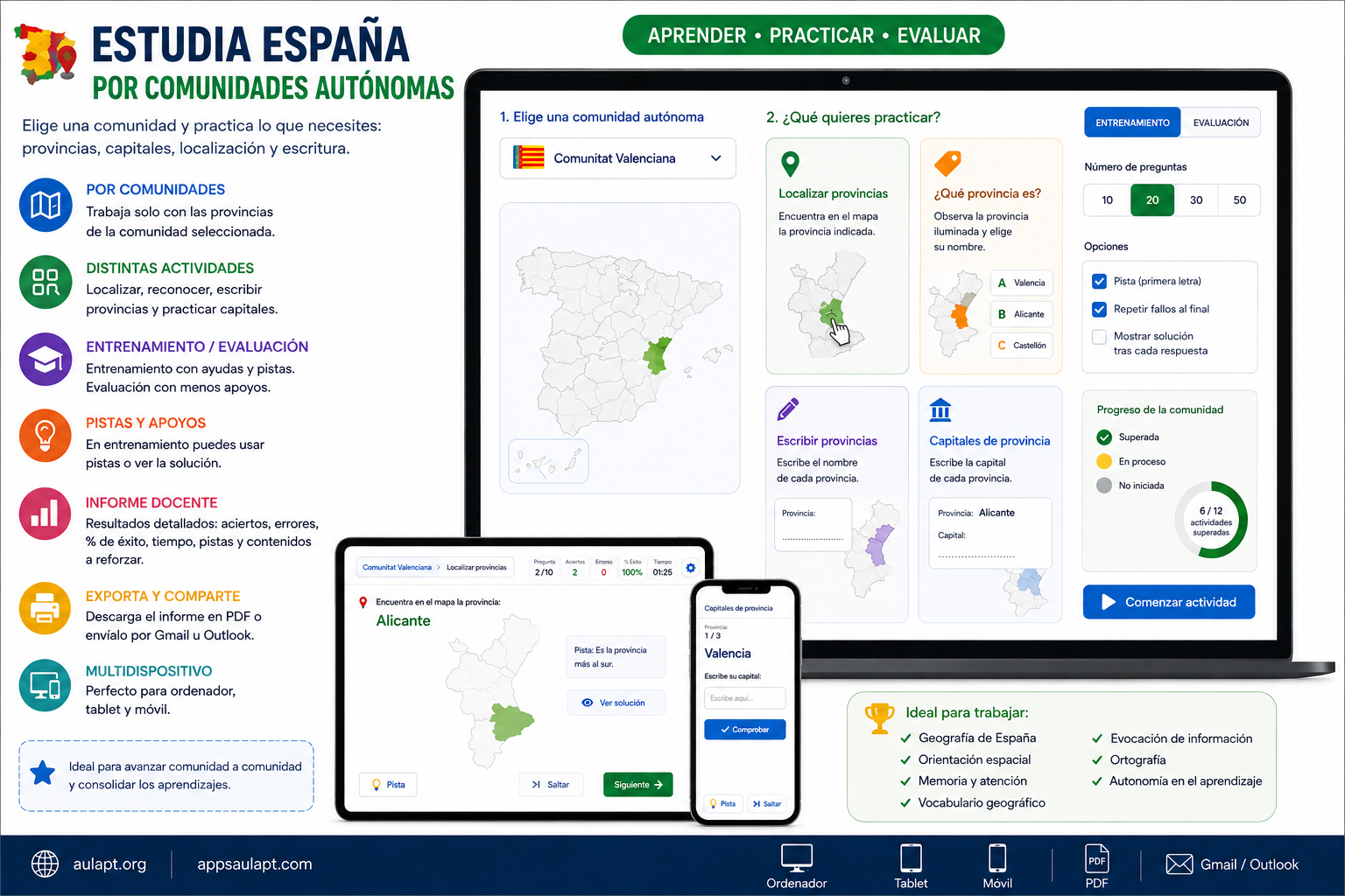 ESPAÑA POR COMUNIDADES AUTÓNOMAS
