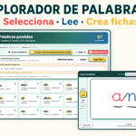 EXPLORADOR DE PALABRAS. LECTOESCRITURA