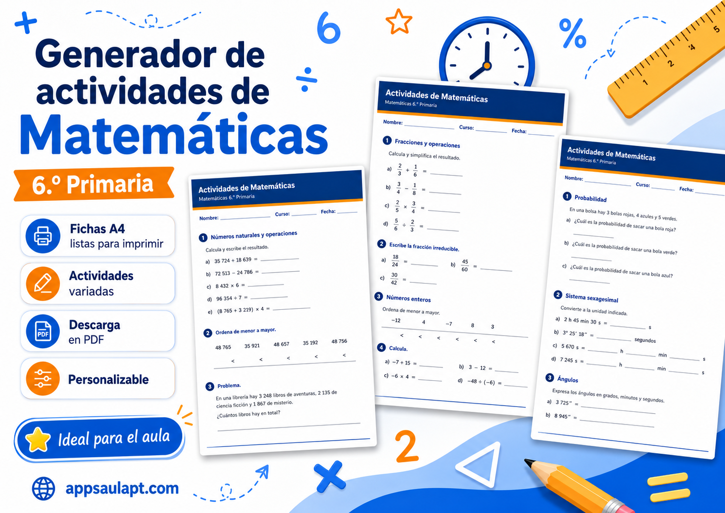 CUADERNO DE MATES PARA 6º