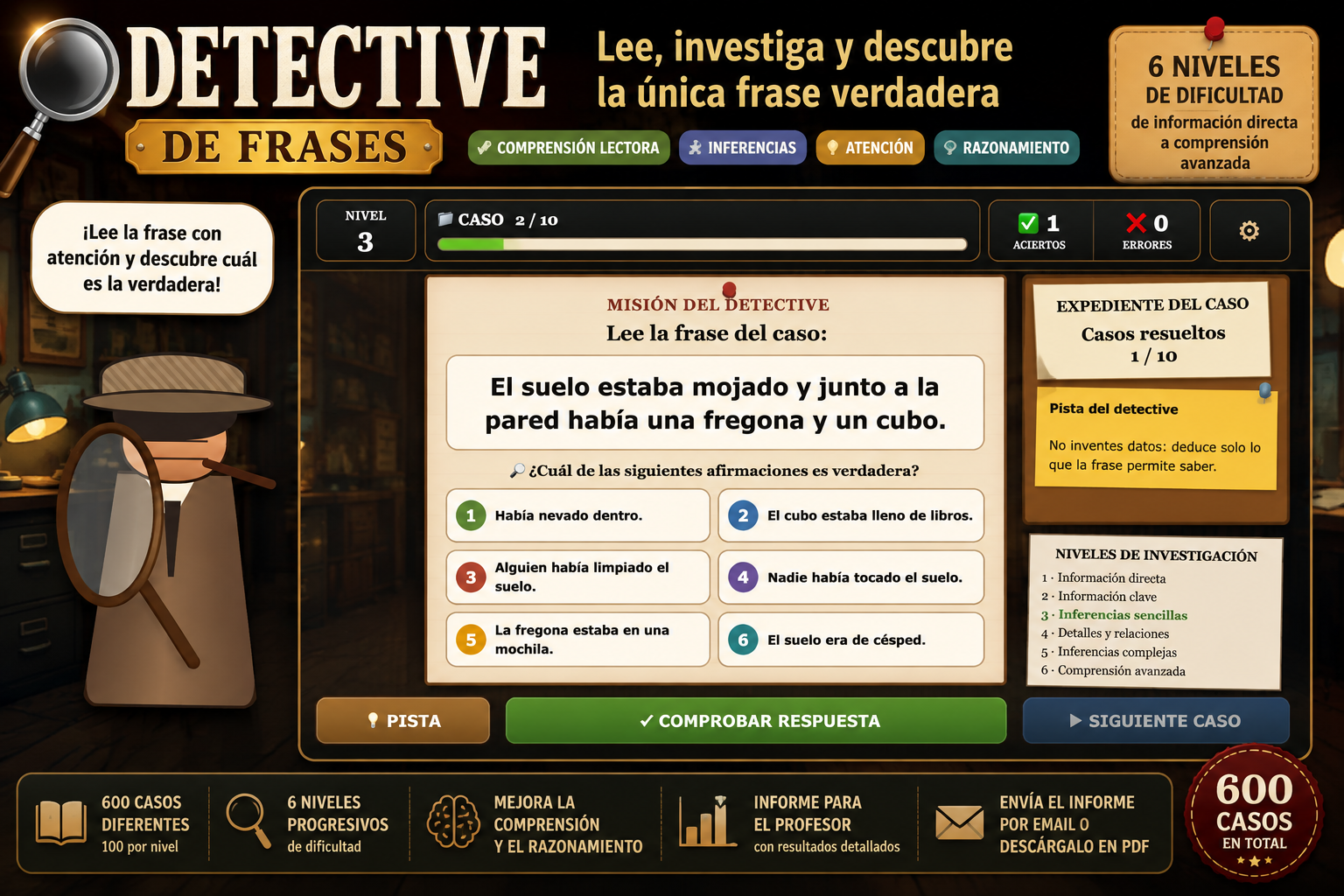 DETECTIVE DE FRASES