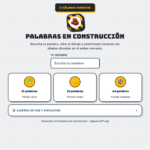 PALABRAS EN CONSTRUCCIÓN