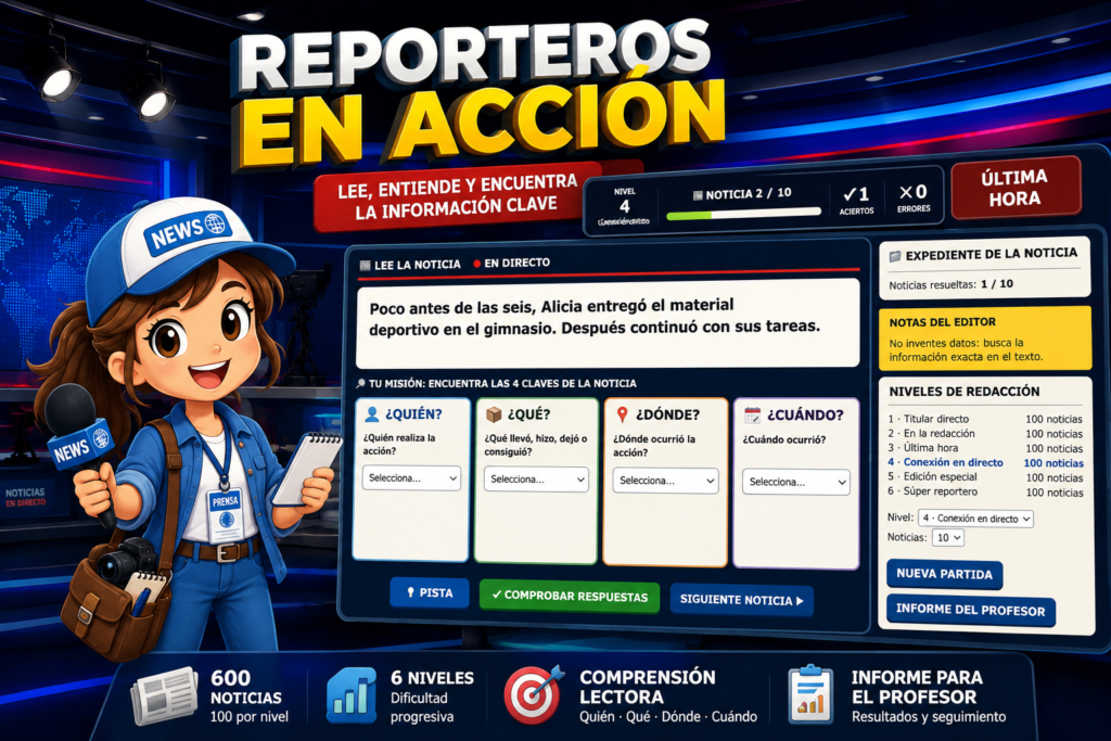 REPORTEROS EN ACCIÓN
