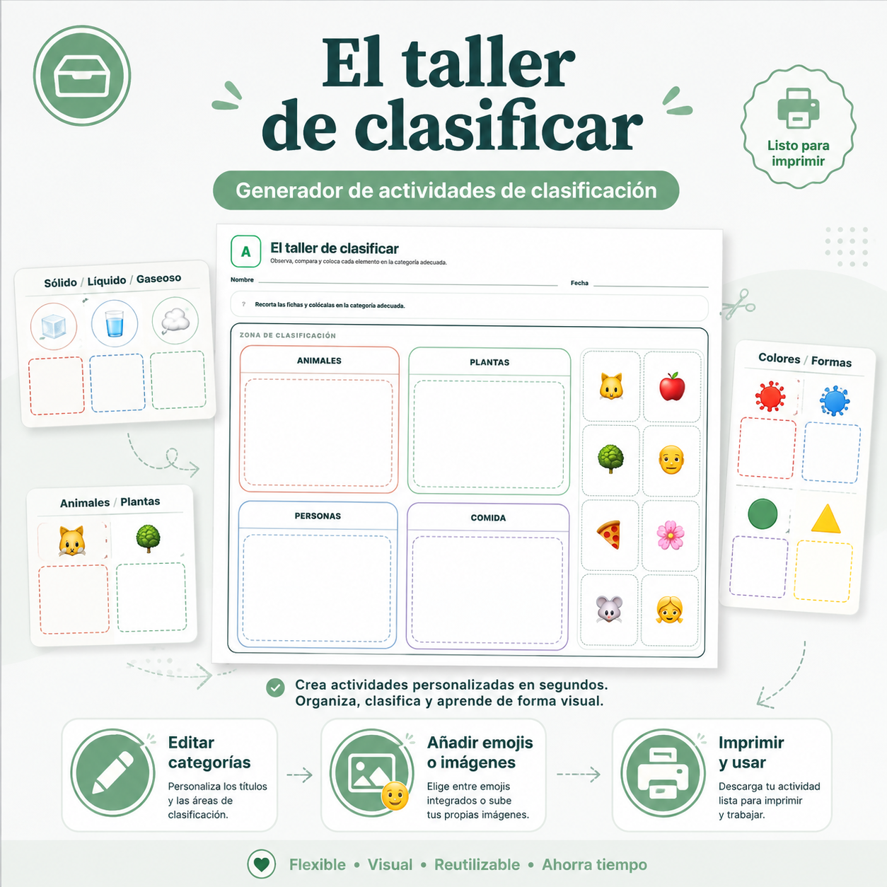 TALLER DE CLASIFICAR