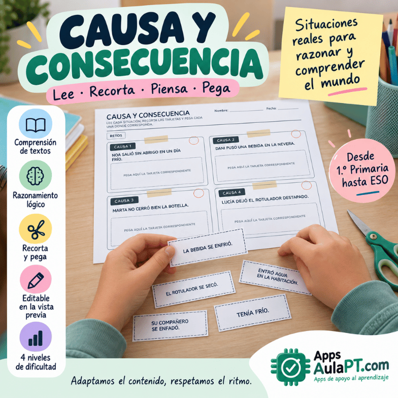 GENERADOR DE FICHAS CAUSA – CONSECUENCIA POR NIVEL