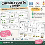 CUENTO – RECORTO – PEGO . GEENERADOR DE ACTIVIDADES DE NÚMERO Y CANTIDAD
