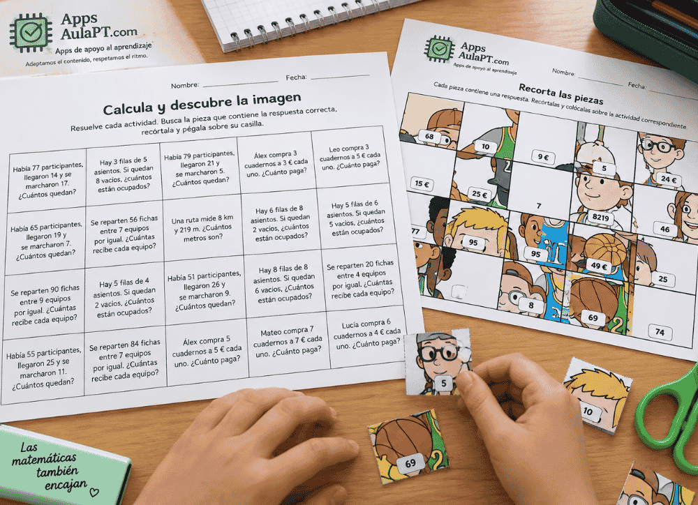 CREA PUZLES MATEMÁTICOS ADAPTADOS A CUALQUIER CURSO DE FORMA AUTOMÁTICA