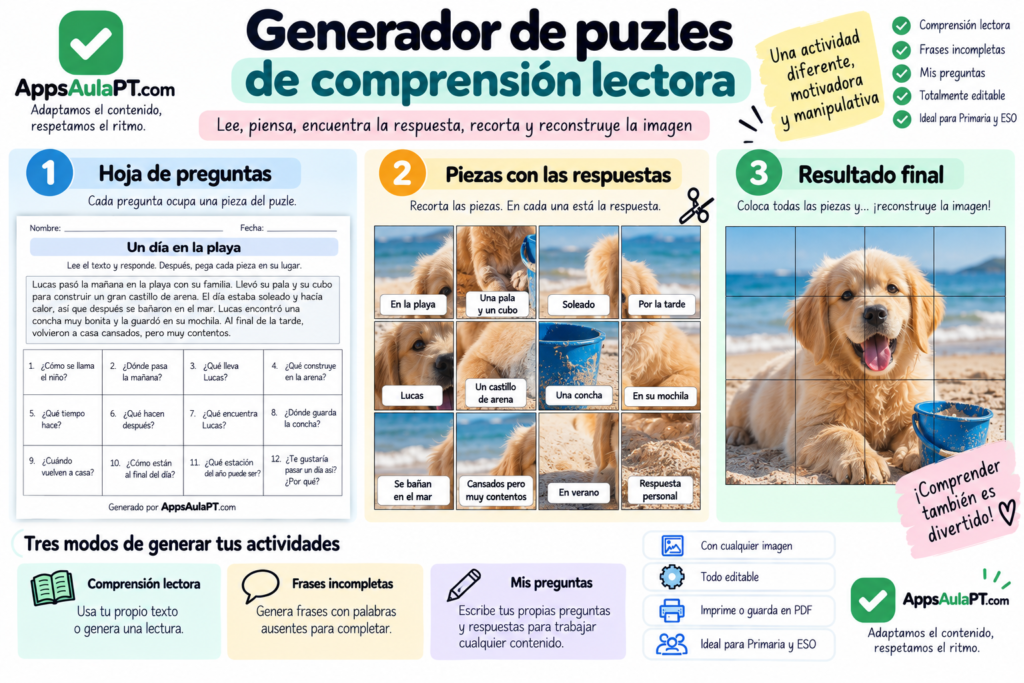 GENERADOR DE PUZLES DE PREGUNTAS Y RESPUESTAS