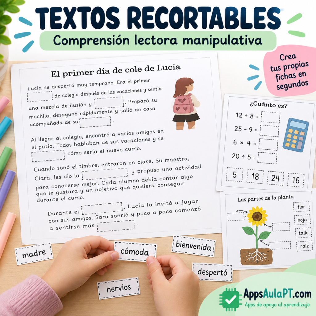 GENERADOR DE TEXTOS RECOTABLES – UNA HERRAMIENTA PARA LA COMPRENSIÓN LECTORA