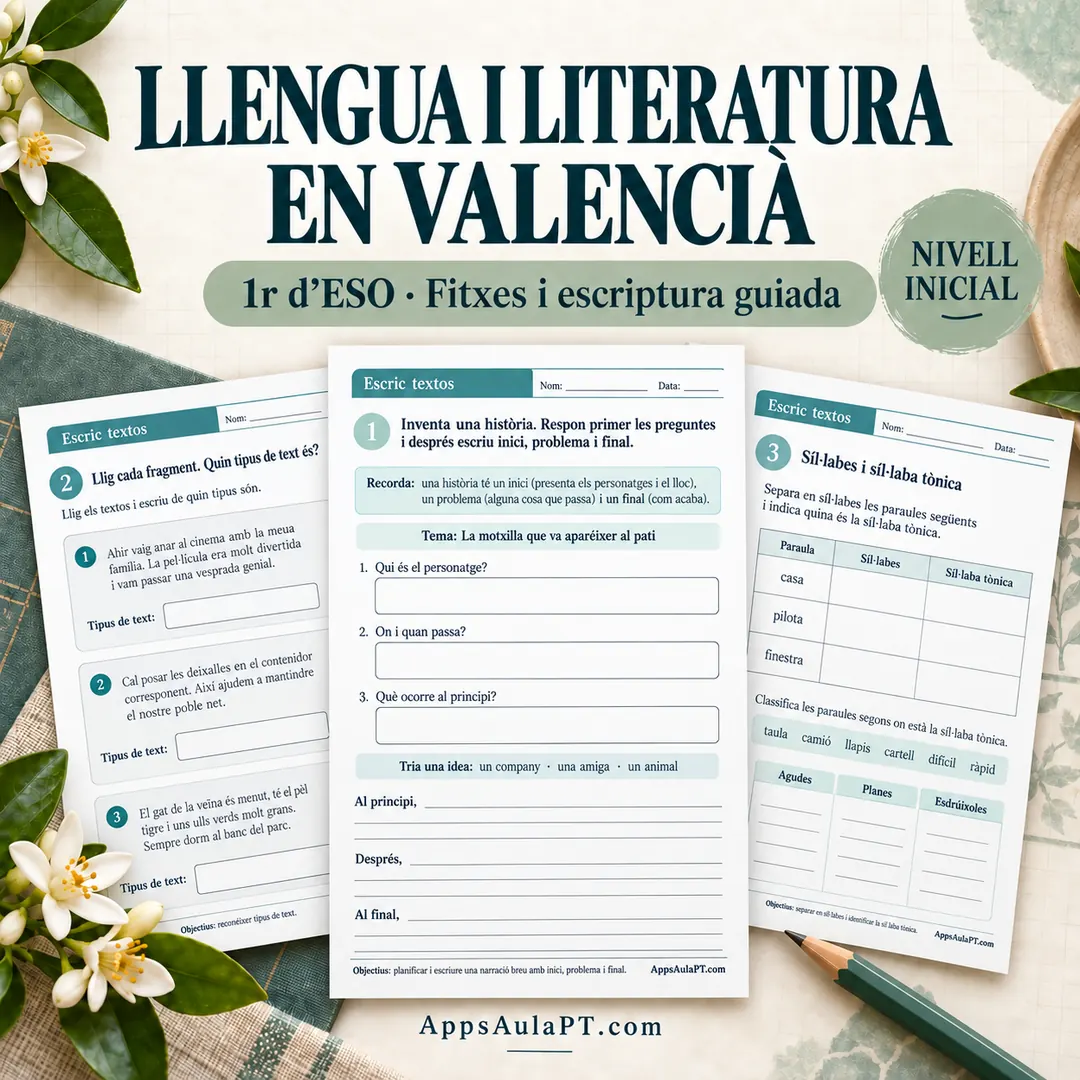 LLENGUA VALENCIANA 1ER ESO