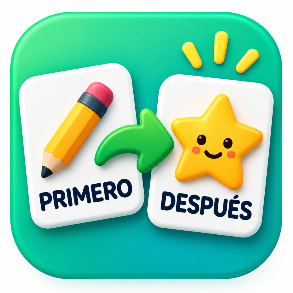 PRIMERO - DESPUÉS. APOYO PARA LA ANTICIPACIÓN