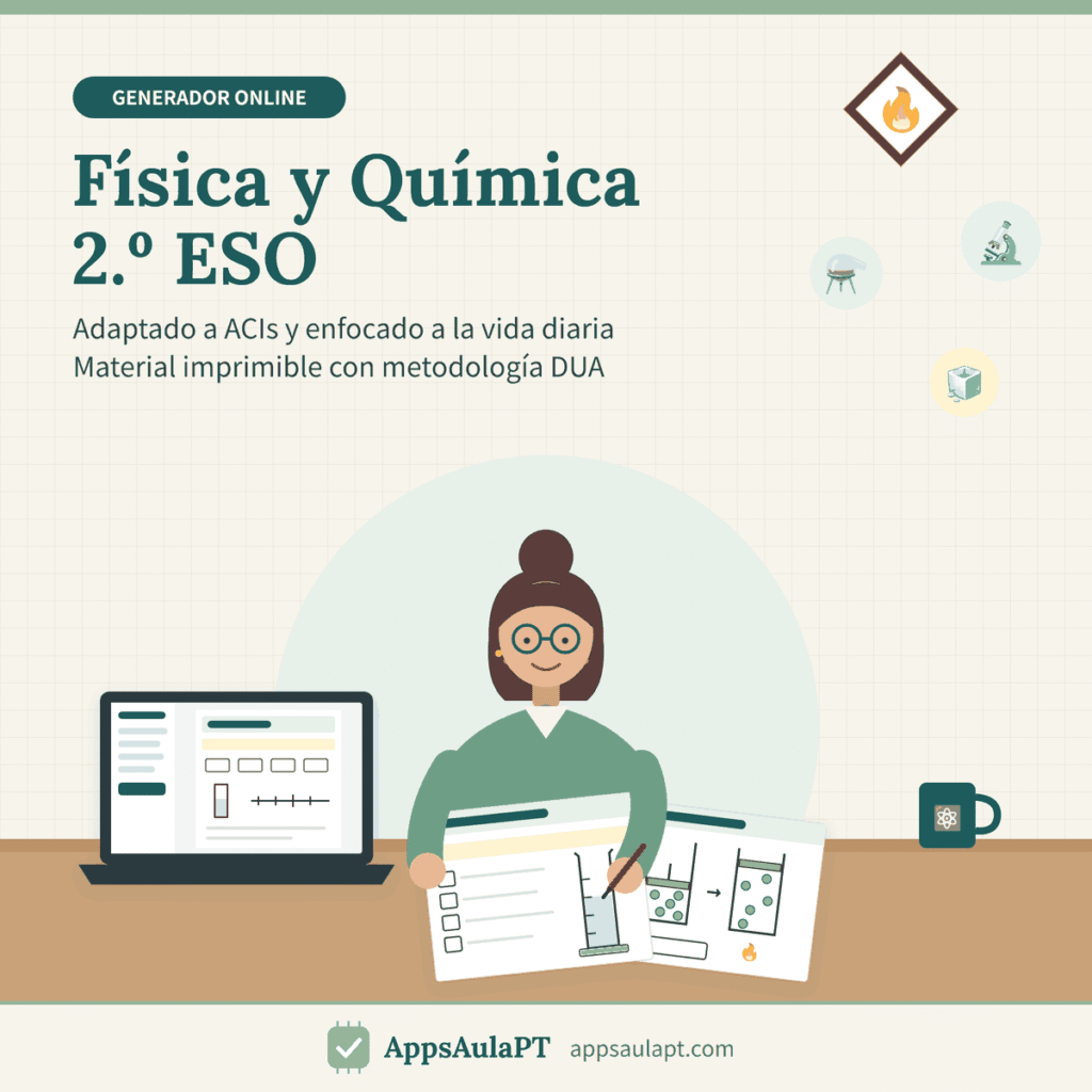 FÍSICA Y QUÍMICA PARA 2º ESO ADAPTADO A ACIs