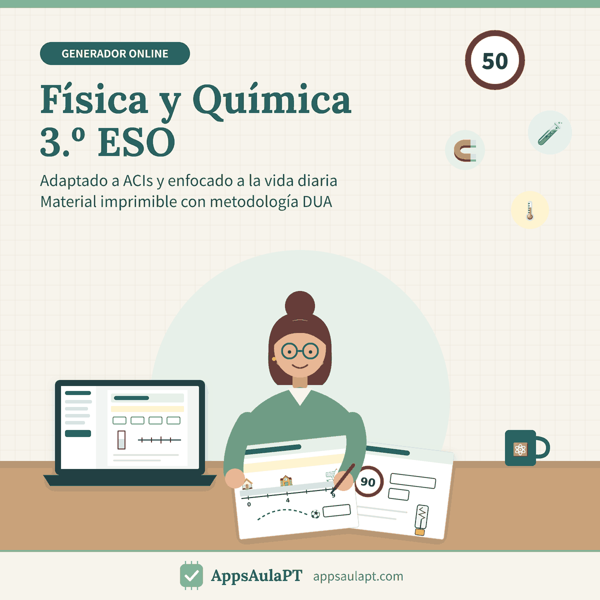 TEMAS DE FÍSICA Y QUÍMICA DE 3º ESO ADAPTADO A NIVEL ACIS