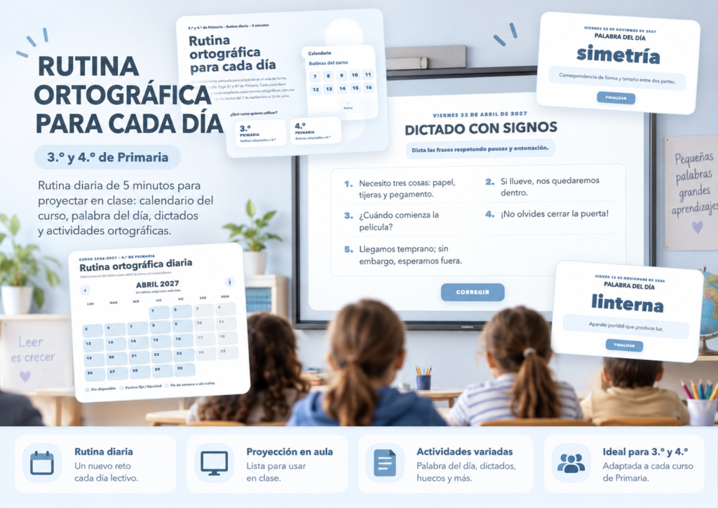 RUTINA ORTOGRÁFICA 3º Y 4º