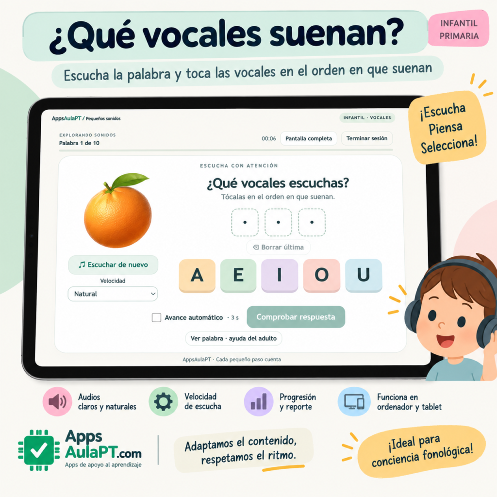 ¿QUÉ VOCALES SUENAN?