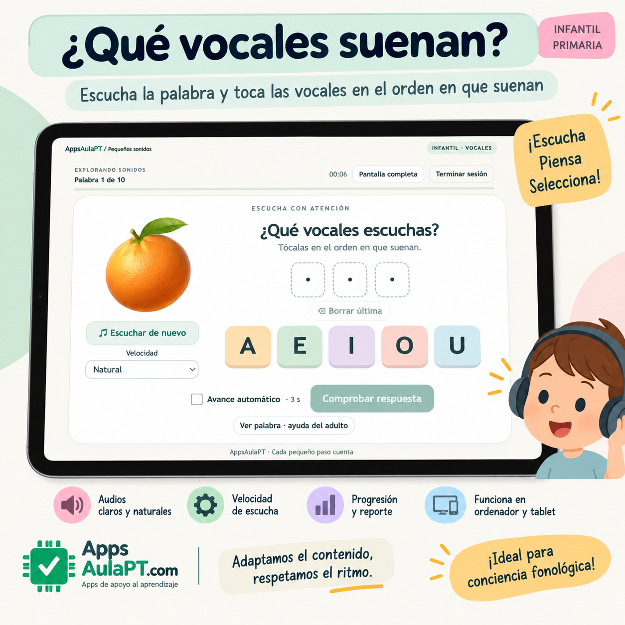 ¿QUÉ VOCALES SUENAN?