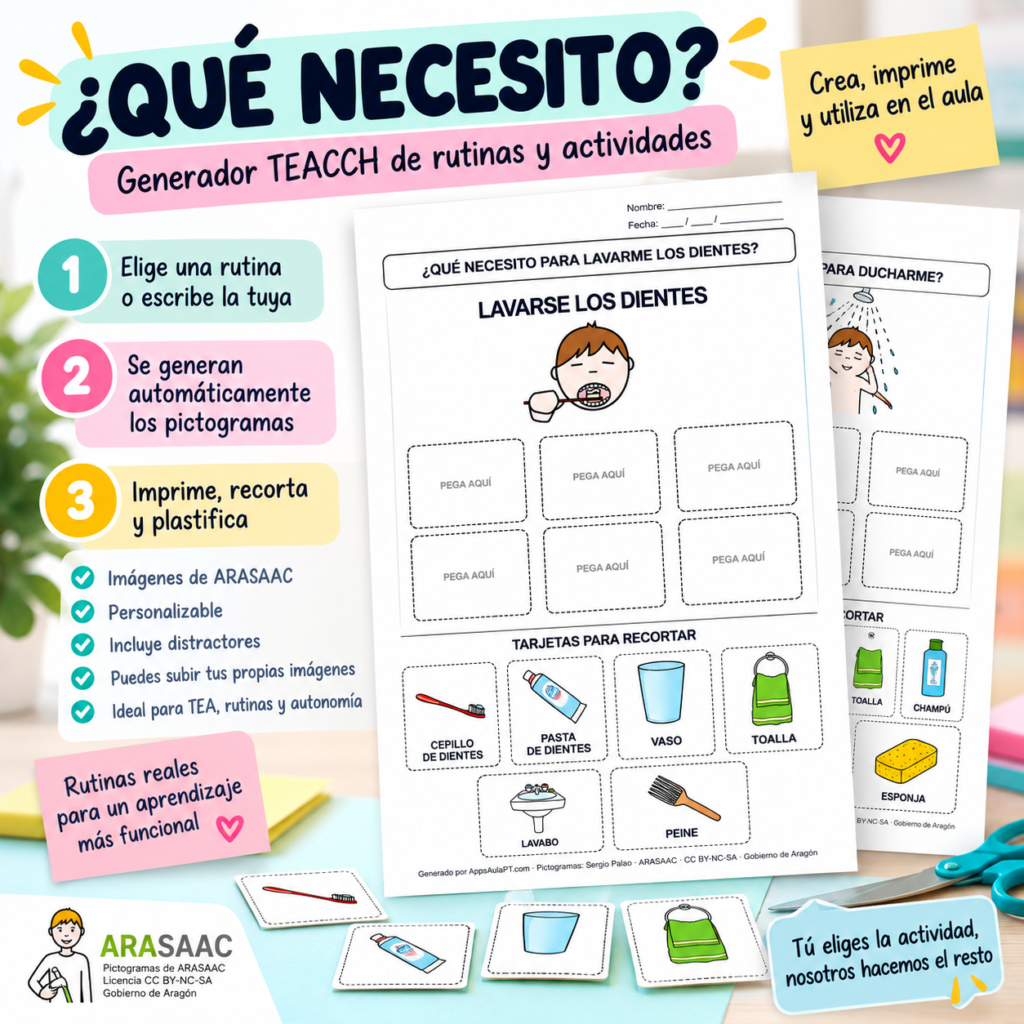 MANIPULATIVO TEACCH: ¿QUÉ NECESITO?