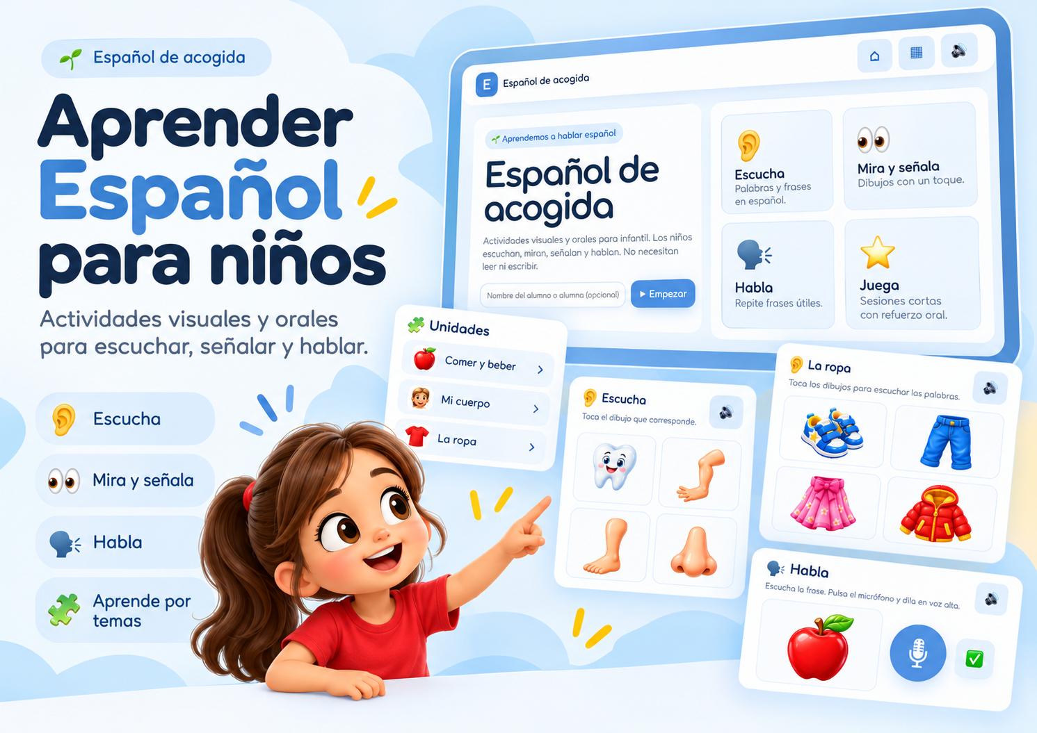 APRENDER ESPAÑOL PARA NIÑOS