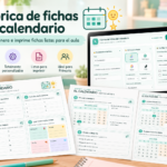 GENERADOR DE FICHAS DEL CALENDARIO