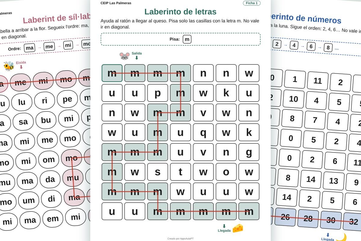 LABERINTOS PARA IMPRIMIR PERSONALIZADOS